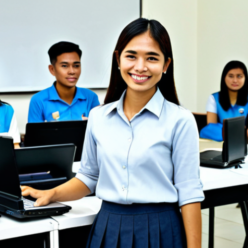 Home 17 청소년지도사로서의 전문성 강화 세미나 - A Thai youth development worker, fully clothed in modest and professional attire (e.g., button-down ...